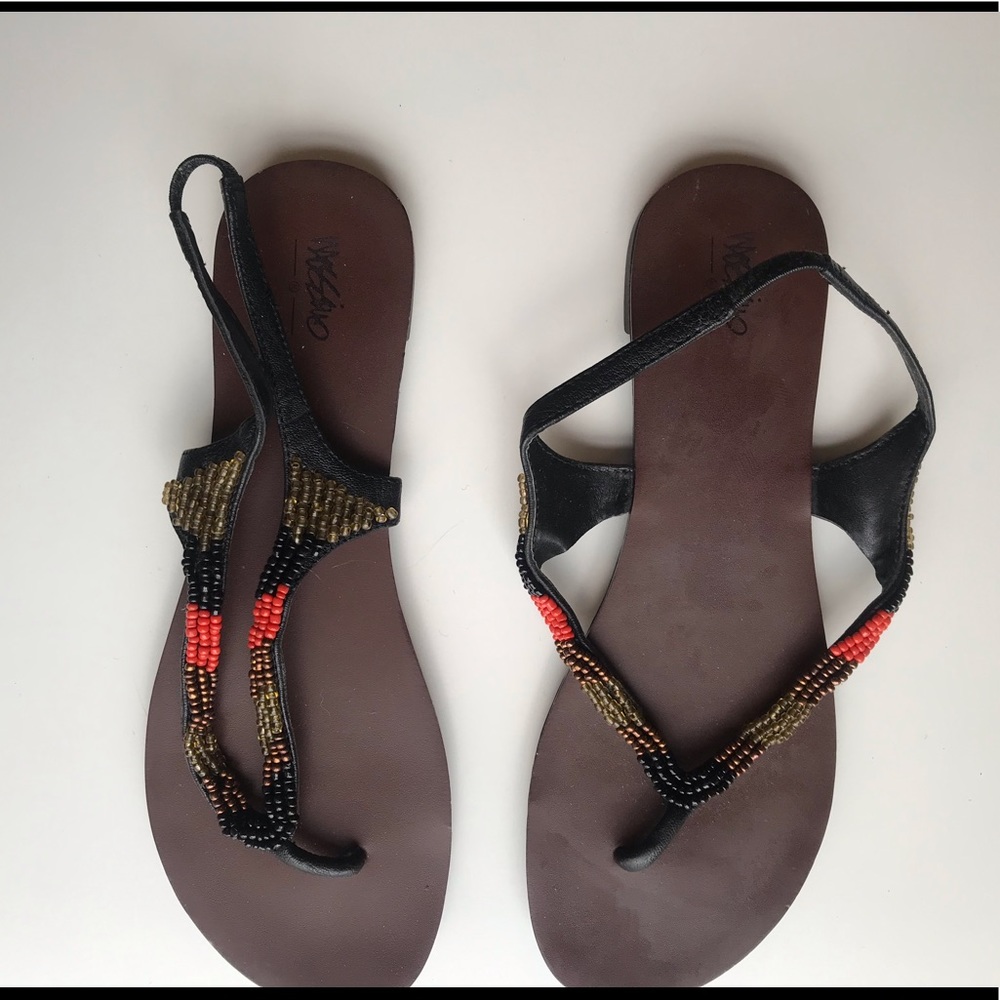 Mossimo beaded sandals
